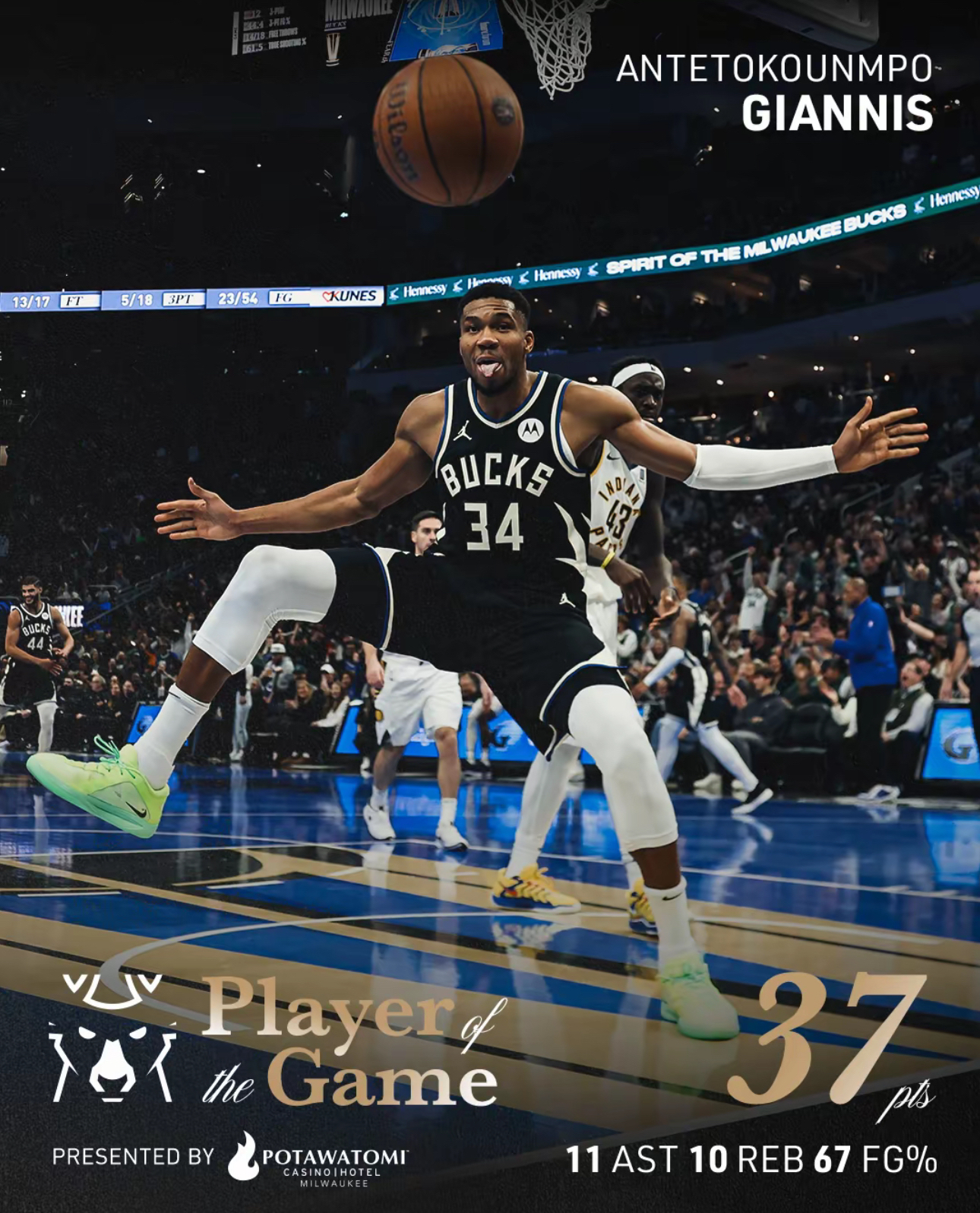 开云体育-雄鹿大胜国王，字母哥贡献全场最高得分的简单介绍